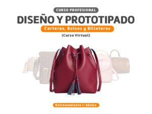 Curso de Diseño y Prototipado de Carteras, Bolsos y Billeteras 3:4